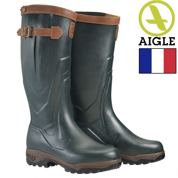Каучуковые сапоги AIGLE Parcours Trophee 2 Generation с подкладкой из кожи