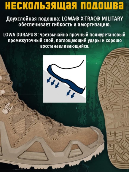 Ботинки LOWA Zephyr MK2 GTX Mid Coyote OP