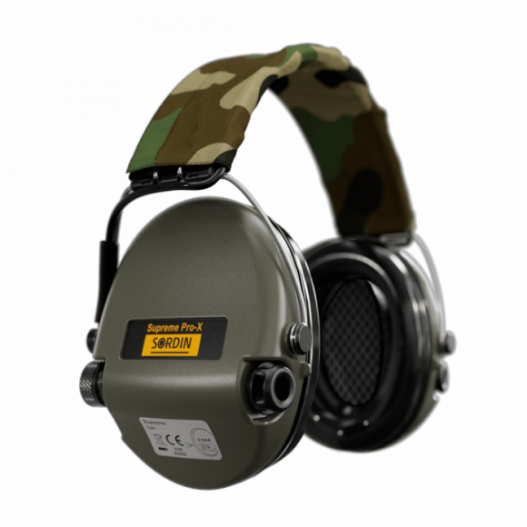 Камуфляжные активные наушники Sordin Supreme Pro-X Led Camo