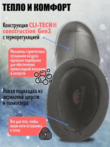 Полиуретановые средние сапоги POLYVER Classic Sport Mid