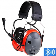 Наушники с микрофоном EARMOR С51H-RD, NRR 24, bluetooth, красные, C51H-RD
