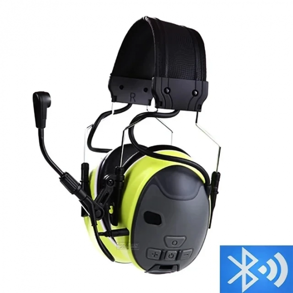 Наушники с микрофоном EARMOR С51H-GR, NRR 24, bluetooth, зеленые, C51H-GR