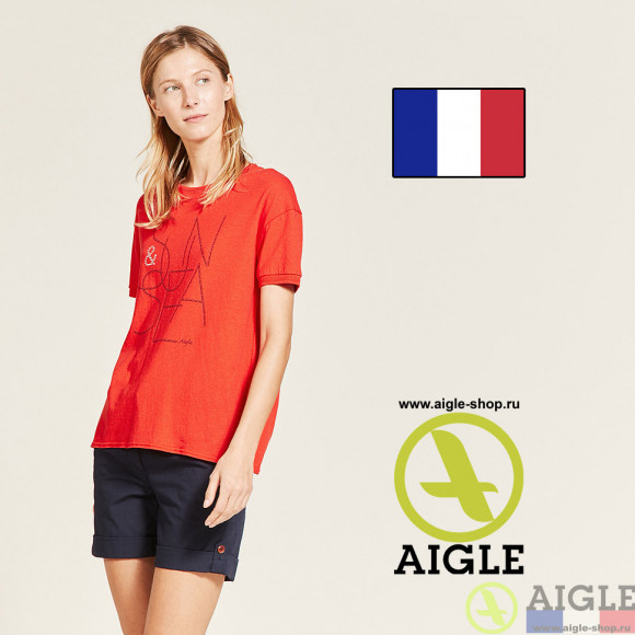 Женская футболка AIGLE Taguiga