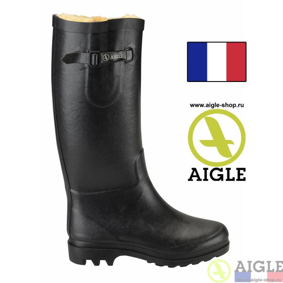Теплые сапоги из каучука AIGLE Aiglentine