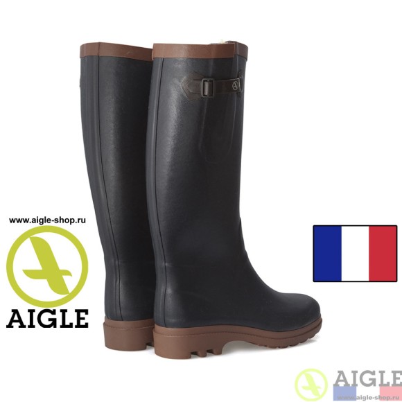 Теплые сапоги из каучука AIGLE Aiglentine