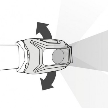 Фонарь налобный Petzl Actik 450лм, серый, E063AA00