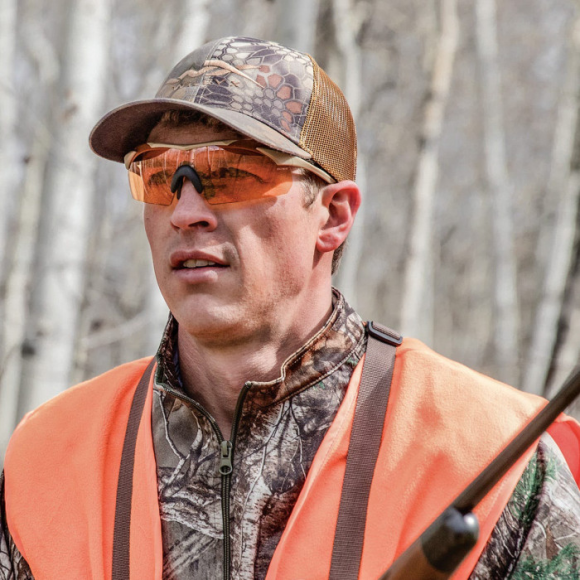 Баллистические очки для стрельбы с защитой от осколков Wiley X Vapor Matte Tan (Clear-Grey-Rust)