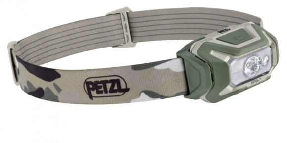 Фонарь налобный Petzl Aria 1 RGB 350лм, камуфляжный, E069BA01