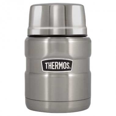 Термос для еды THERMOS SK3000-SBK 0,47л, нерж.сталь, стальной, 655332