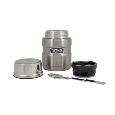 Термос для еды THERMOS SK3000-SBK 0,47л, нерж.сталь, стальной, 655332