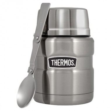 Термос для еды THERMOS SK3000-SBK 0,47л, нерж.сталь, стальной, 655332