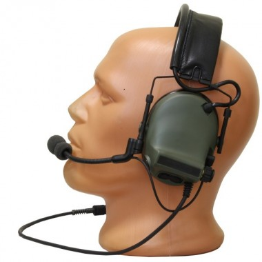 Гарнитура (наушники + микрофон) Ранет TH18-C1-B1-O12-TP120M-AA микрофон, кабель NEXUS, зеленые, TH18-C1-B1