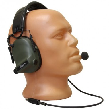 Гарнитура (наушники + микрофон) Ранет TH18-C1-B1-O12-TP120M-AA микрофон, кабель NEXUS, зеленые, TH18-C1-B1