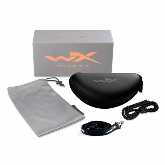 Поляризационные очки Wiley X Boss Matte Black (CAPTIVATE Polarized Blue Mirror)