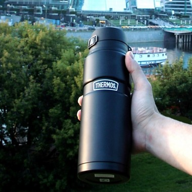 Термос для напитков THERMOS SK4000 BK 0,71л, нерж.сталь, черный, 918116