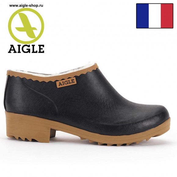 Женские калоши утепленные AIGLE Victorine Sabotin