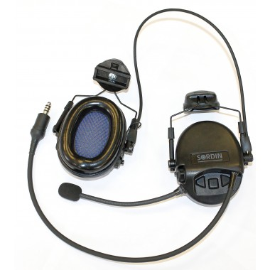 Наушники активные Sordin Supreme MIL CC ARC rail, black, 72332-S
