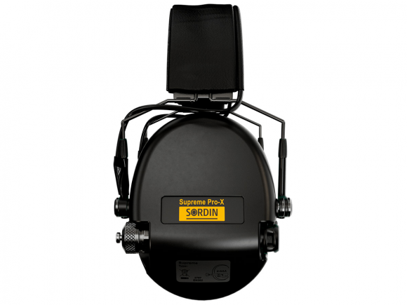 Наушники активные Sordin (MSA) Supreme Pro-X Slim, чёрные (74302-X/L-02-S), 74302-X/L-02-S