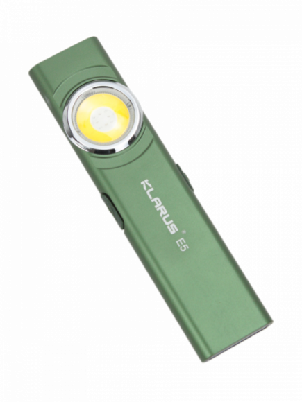 Фонарь EDC KLARUS E5, 600Lm, акк.450mAh зеленый