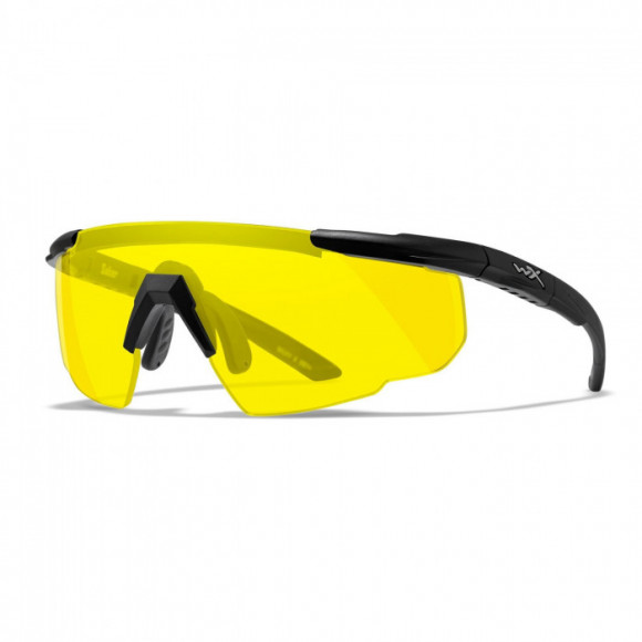 Тактические очки для стрельбы с баллистической защитой WILEYX Saber Advanced Matte Black (Yellow)
