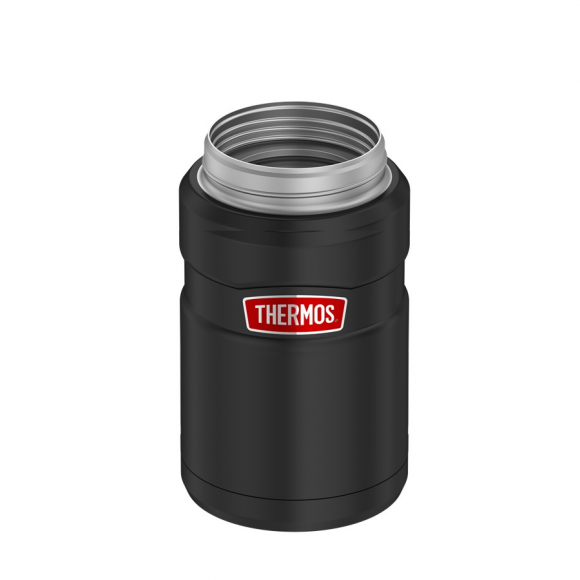Термос для еды THERMOS SK3020RCMB 0,71л, нерж.сталь, ложка, черный, 375810