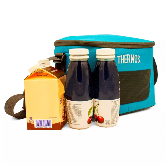 Термосумка THERMOS CLASSIC 9 Can Cooler 7л, 24х18,5х20см, синий+черный, 287564