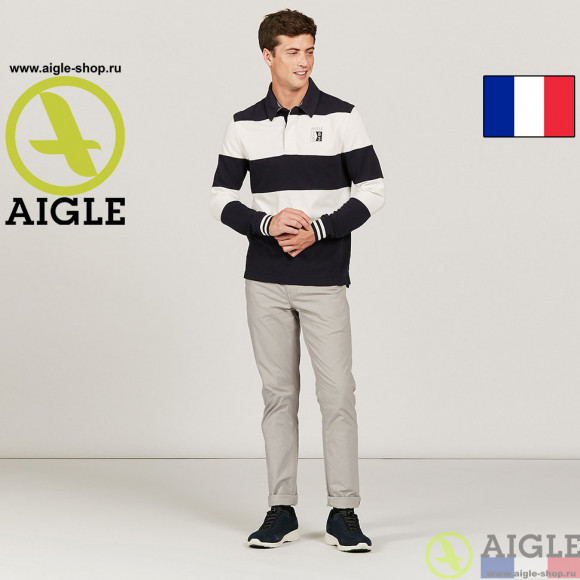 Мужское поло с длинным рукавом AIGLE Jifurpolo