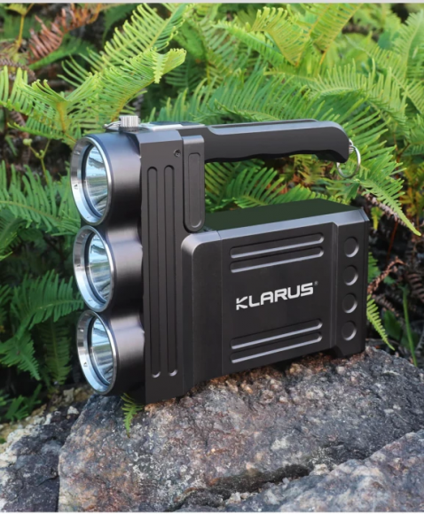 Фонарь прожектор KLARUS RS80GT, 10000Lm, акк.6х3400mAh, черный