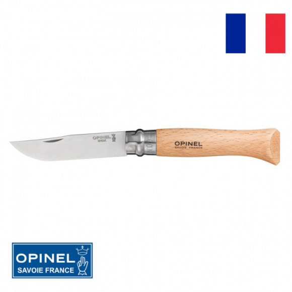 Складной нож Opinel Inox 9VRI (ручка из бука)