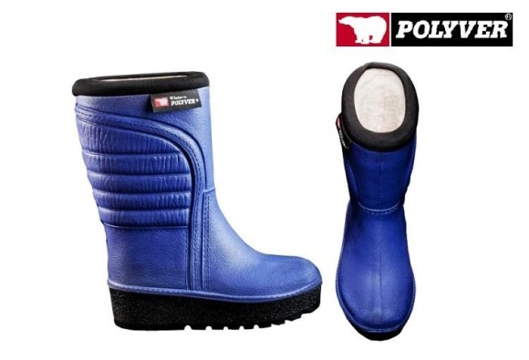 Детские сапоги из полиуретана Polyver синие