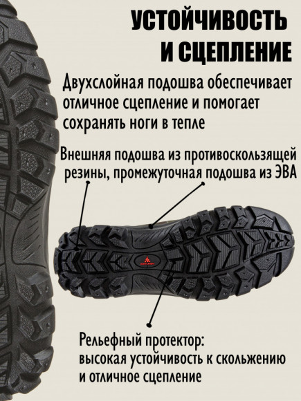 Туристические ботинки с полуавтоматической шнуровкой HuntLandia Tropa Mid